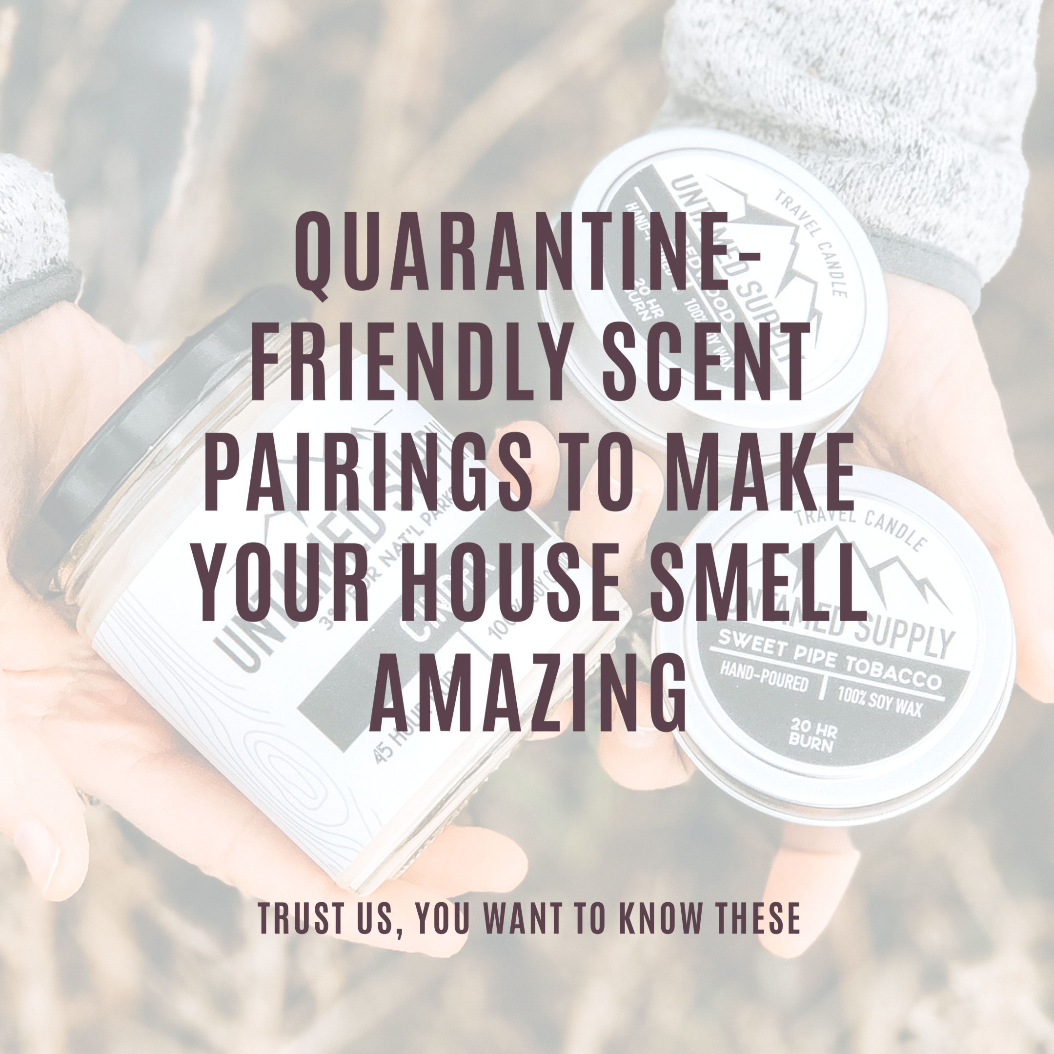 Quarantine-Friendly Scent Pairings to Make your House Smell Amazing
